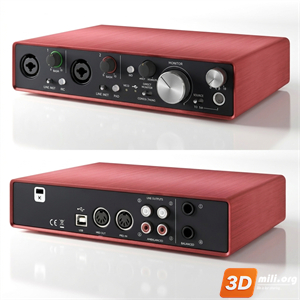 Audio tech 3D Models